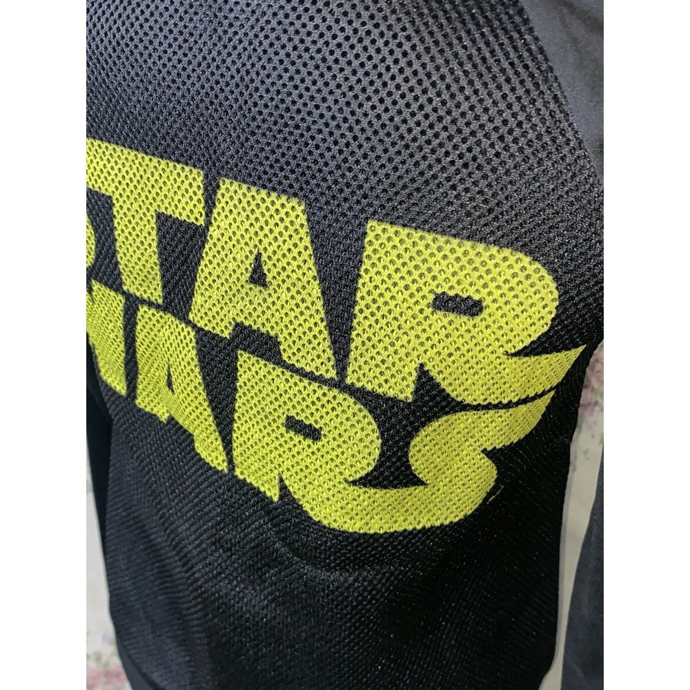 NEW Star Wars Mesh‎ Jacket Unisex MED  Black Full Zip Graphic Print  Long Sleeve - Picture 5 of 8